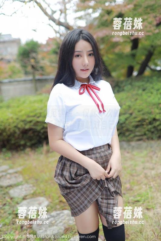 MFStar模范学院 - 仅此一次的郑颖姗天台图集，下载后你都敢对自己说什么？