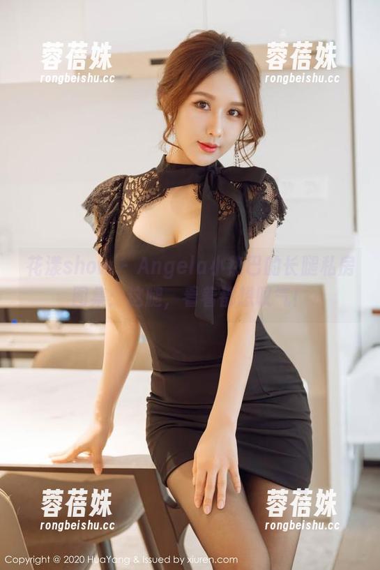 花漾show - Angela小热巴的长腿私房图集：这腿，看着都想叹气！
